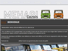 Tablet Screenshot of mehari-cazals.com